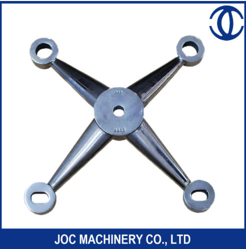 6 kol cam örümcek bağlantı parçaları perde duvar konnektörü montaj dökme demir