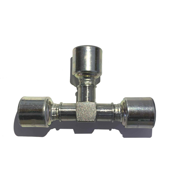 Hidrolik için kıvrım hortum takma tişört eklemi